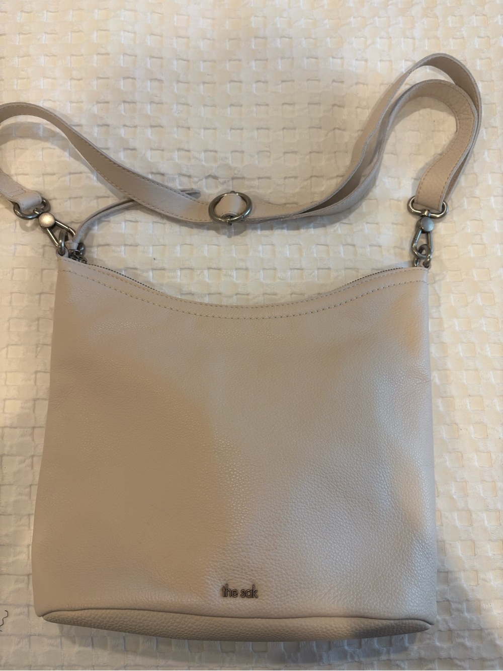 The Sak Pebbled Leather jasmine crossbody bucket bag - Picture 2 of 10